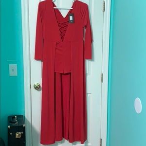 Fashion Nova High Low Romper